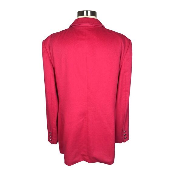 Vintage Escada Margaretha Ley x Piacenza Orylactus Rabbit Wool Blazer - Size 44 - Picture 7 of 11